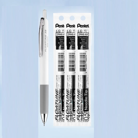 Pentel Floatune BZN205 Ballpoint Pen with 3 Refills 0.5mm