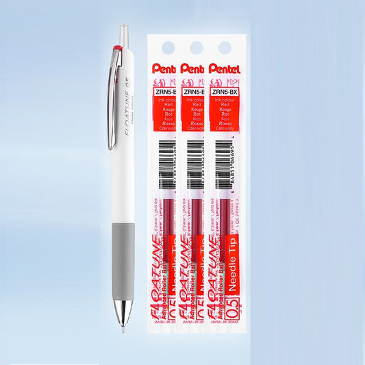 Pentel Floatune BZN205 Ballpoint Pen with 3 Refills 0.5mm