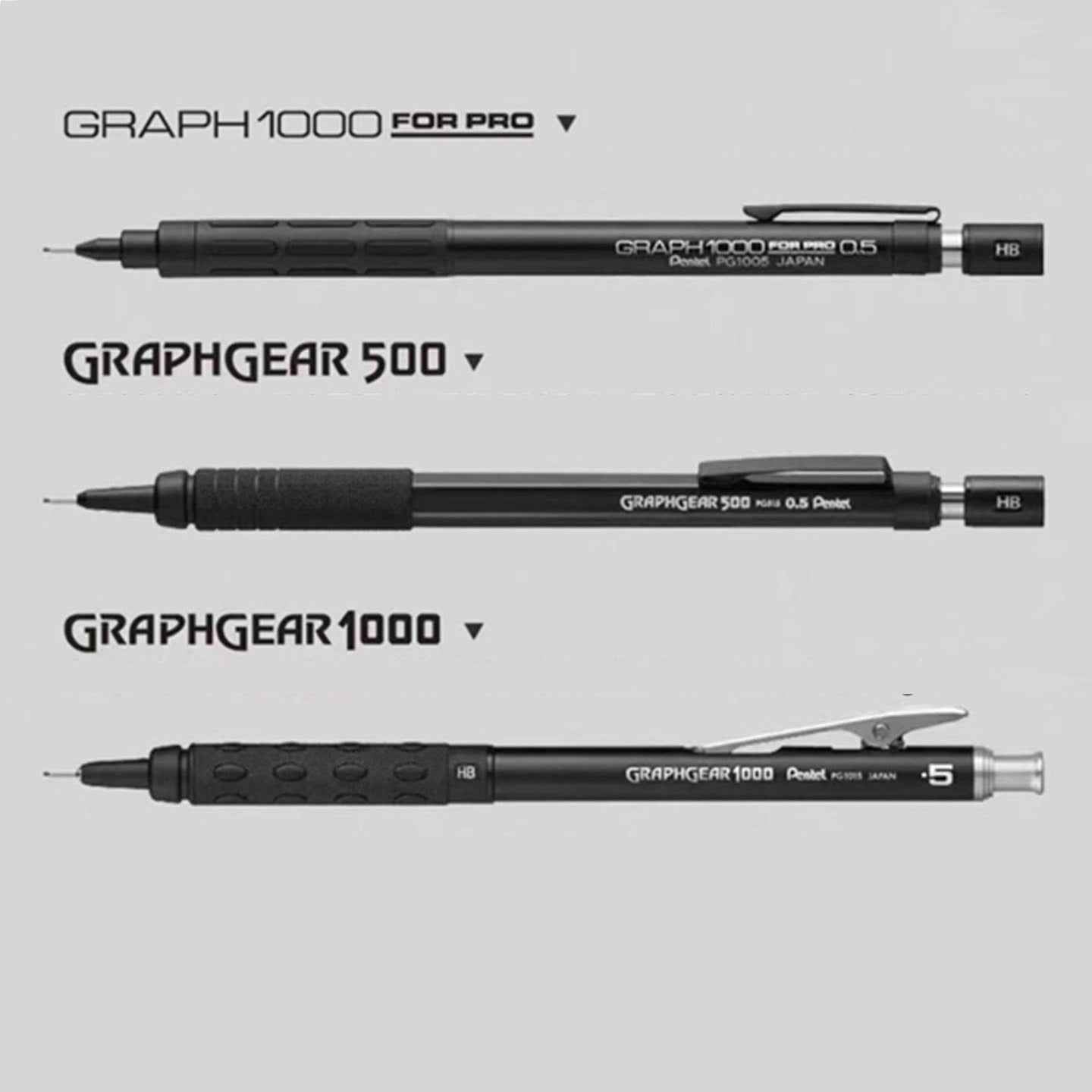 graph gear 1000 Pentel GraphGear 500 Drafting Pencil - 0.5 mm - 60th Anniversary