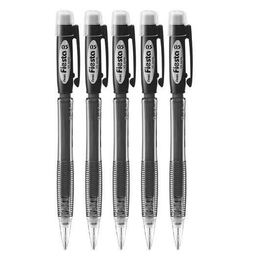 Pentel Fiesta Mechanical Pencil AX105 0.5mm 5 Pack