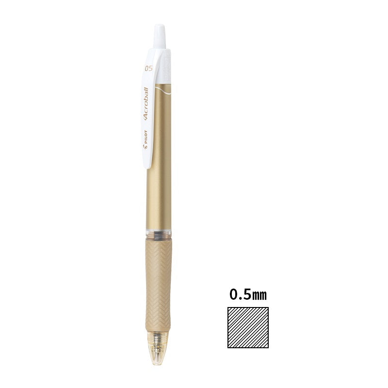 2pcs Pilot Acroball T Series Black Ballpoint Pen 0.3mm/0.5mm/0.7mm