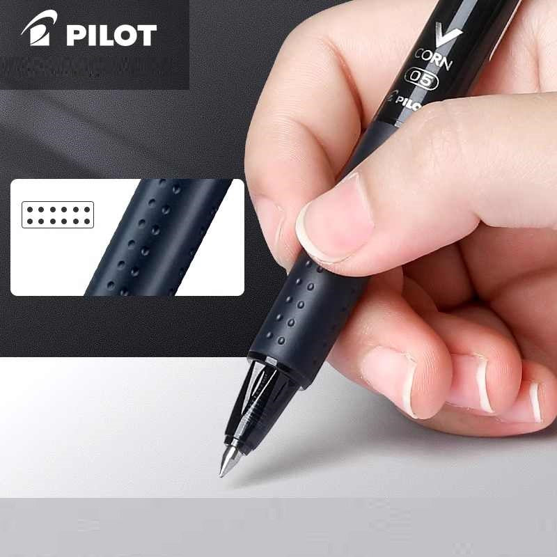 Pilot Water-Based Ballpoint Pen V Corn Knock 0.5mm Black 5/10PCS - TTpen