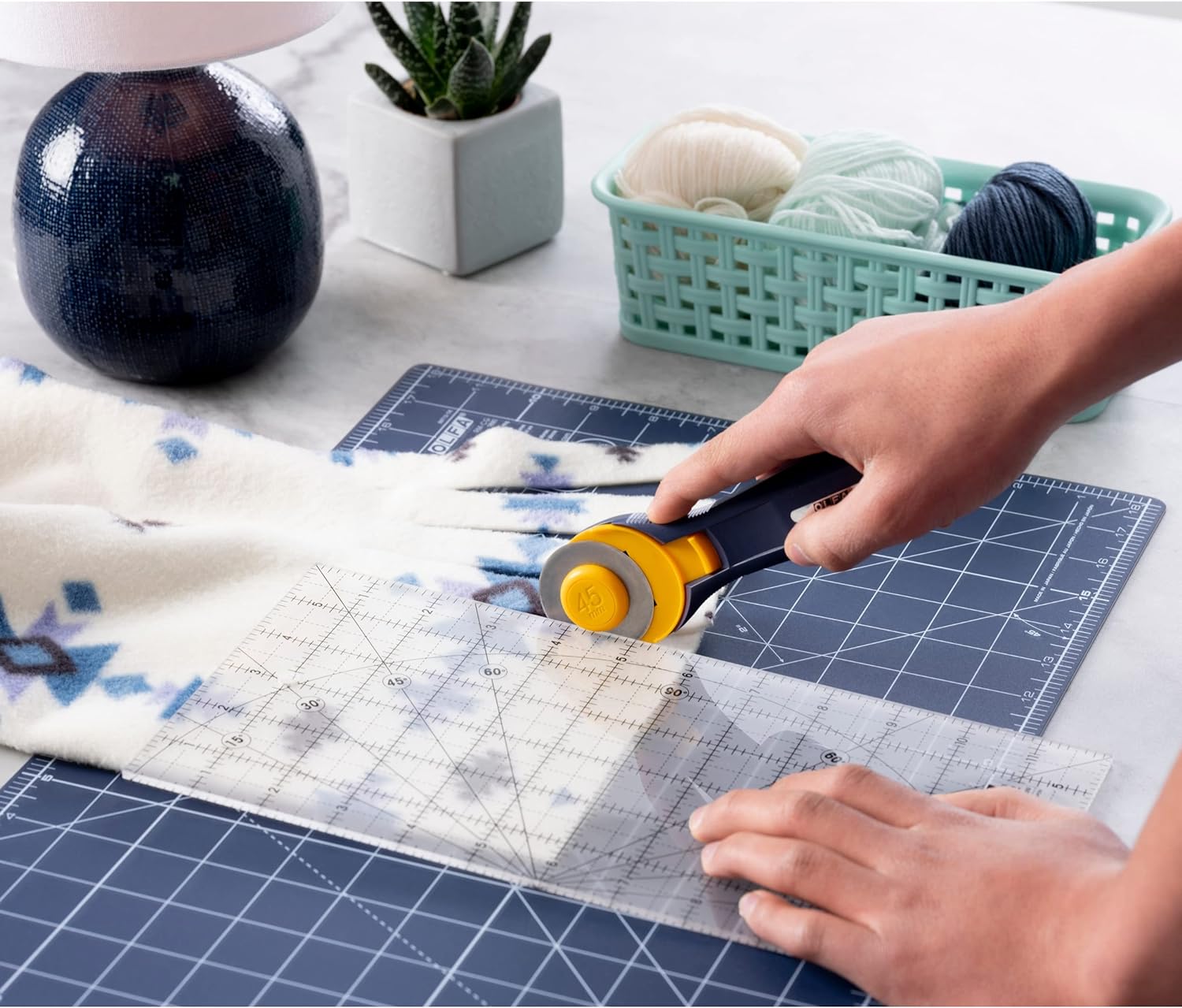 OLFA 45mm Quick-Change Rotary Fabric Cutter (RTY-2C)
