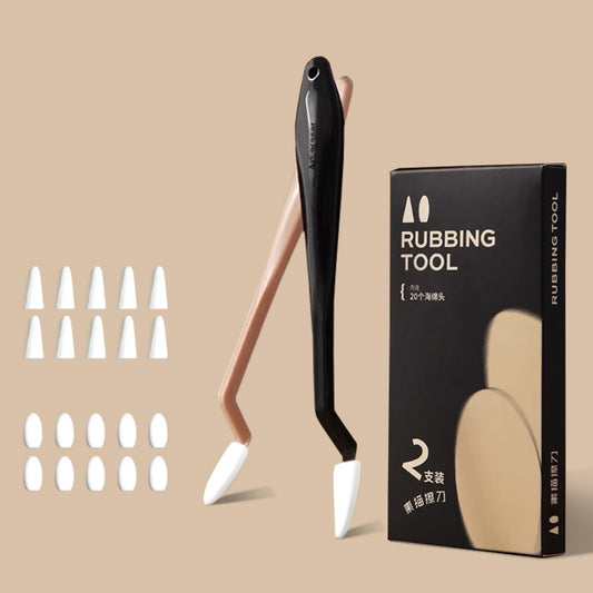 Kasimir 2-Brush Rubbing Tool Kit with 20 Heads for Precise Sketching