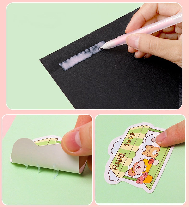 Fine Tip Dot Glue Pen Quick Dry,6 Pack