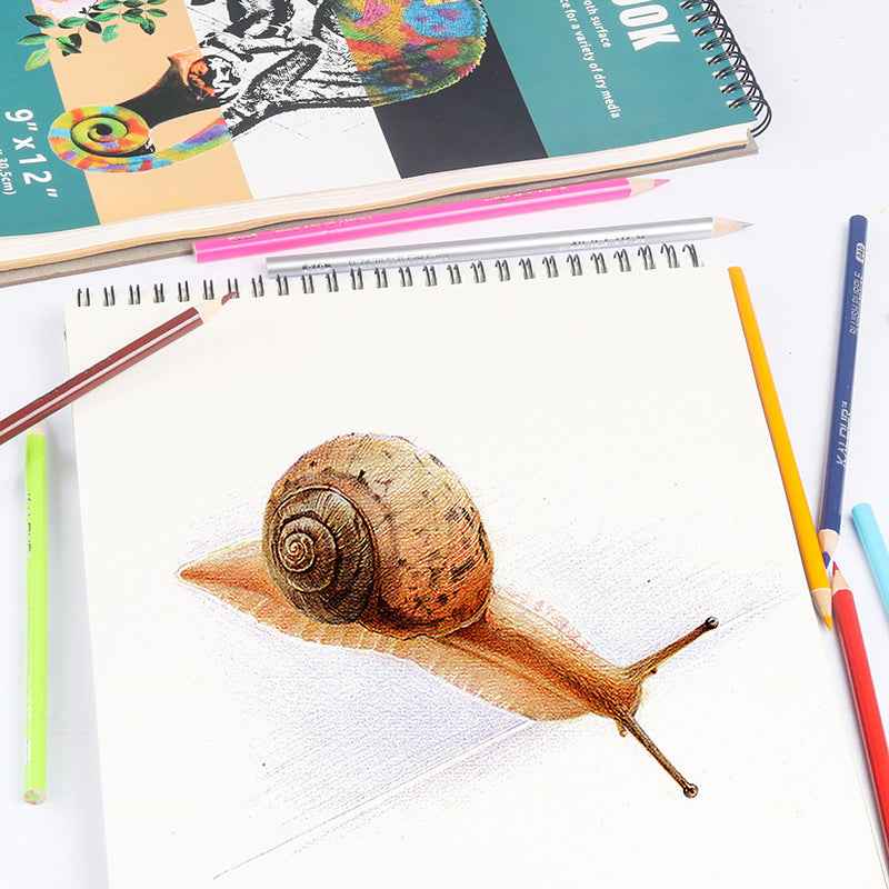 KALOUR Sketchbook,9x12 Inches 60 Sheet Sketchpad 78lb/100gsm(2 Pack) - TTpen