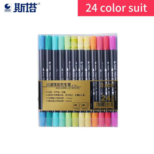 STA 3110 24 Color Double-Ended Watercolour Brush Pen - TTpen
