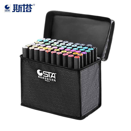 SAT 3203 Alcohol Art Markers 80 Color Dual Tip for Drawing Sketching - TTpen