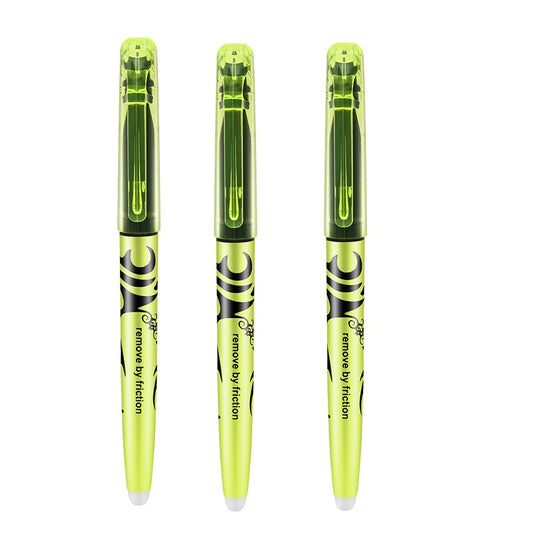 Pilot FriXion Light Erasable Highlighters, Chisel Tip, 3 Count
