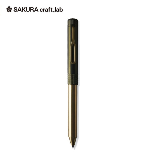 Sakura Craft Lab 004 3-in-1 2 Color 0.4 mm Gel Multi Pen + 0.5 mm Pencil