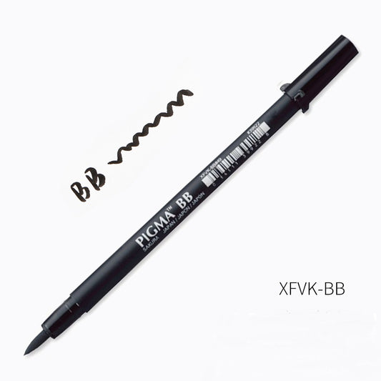 Sakura Pigma Professional Brush Pen - Bold - Black (2 Pack)
