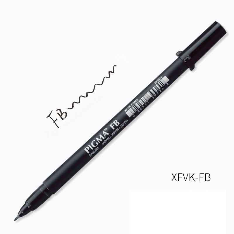 Sakura Pigma Professional Brush Pen - Medium - Black (2 Pack) - TTpen