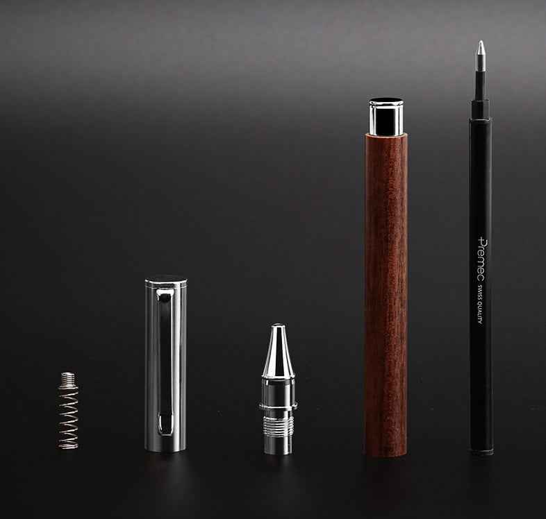 Sankou BZ2 Walnut Wood Ballpoint Pen 0.5mm Men Luxury Gift