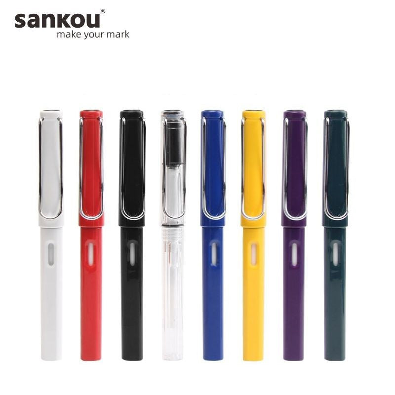 Sankou ZX1 Pull-Cap Ballpoint Gel Pen 0.5mm Black Ink with 5 Refills Sankou ZX1 Pull-Cap Ballpoint Gel Pen 0.5mm Black Ink with 5 Refills