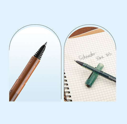 Schneider XTRA 823 Течен Черен Мастилен Ролер 0.5mm 4 Броя