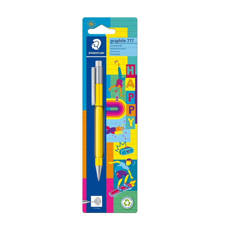 Staedtler Graphite 777 Mechanical Pencil,0.5mm Happy