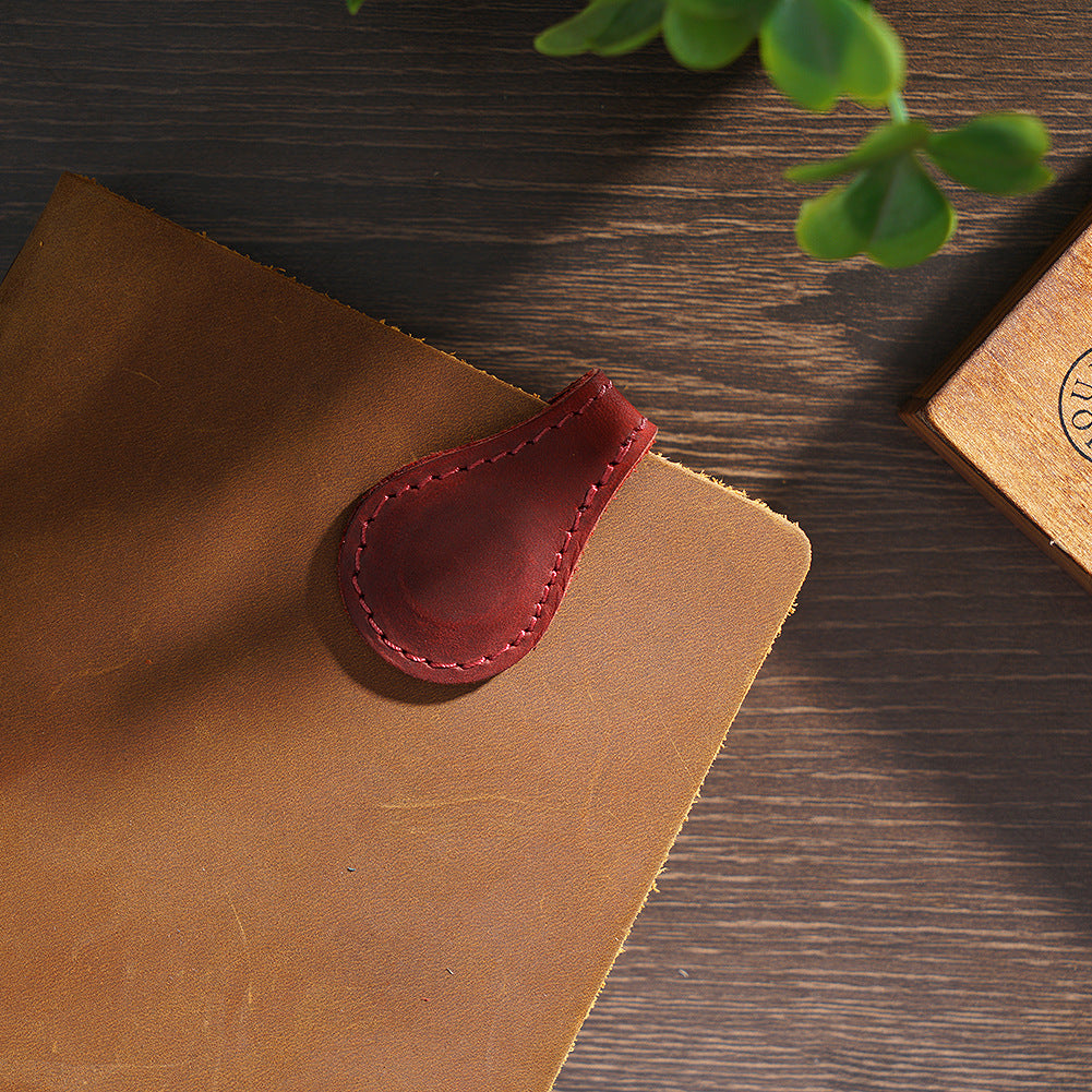 Genuine Leather Magnetic Bookmarks
