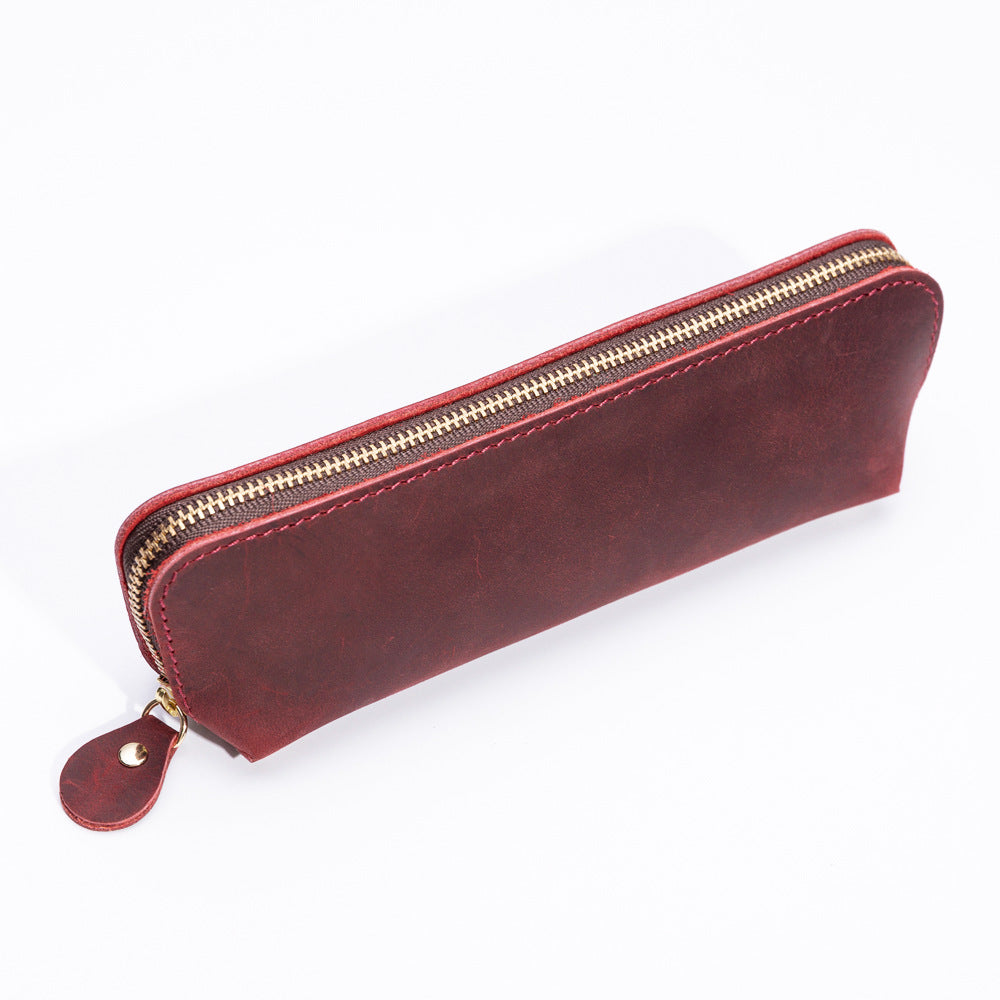 Genuine Leather Pencil Case (Pens,Cables,Stationery and Personal Items)