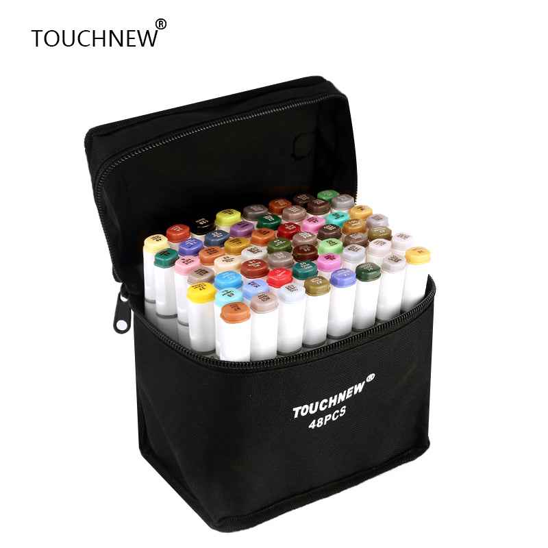 TOUCHNEW Sketch Markers 48 Color Animation Set for Adult Art Drawing Sketching - TTpen