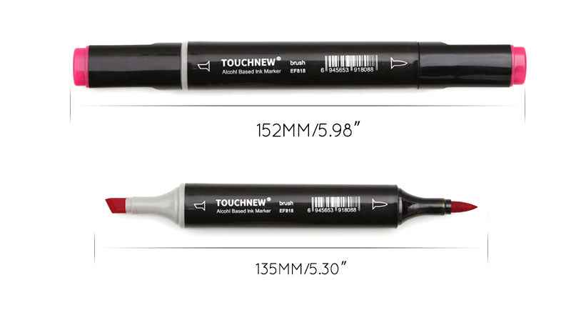TOUCHNEW 30 Color Alcohol Twin Markers Brush Tip - TTpen