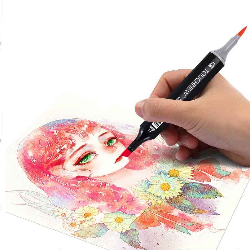 TOUCHNEW 30 Color Alcohol Twin Markers Brush Tip - TTpen