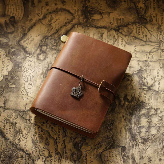 Traveler's Notebook Journal Passport Size Leather Cover - TTpen
