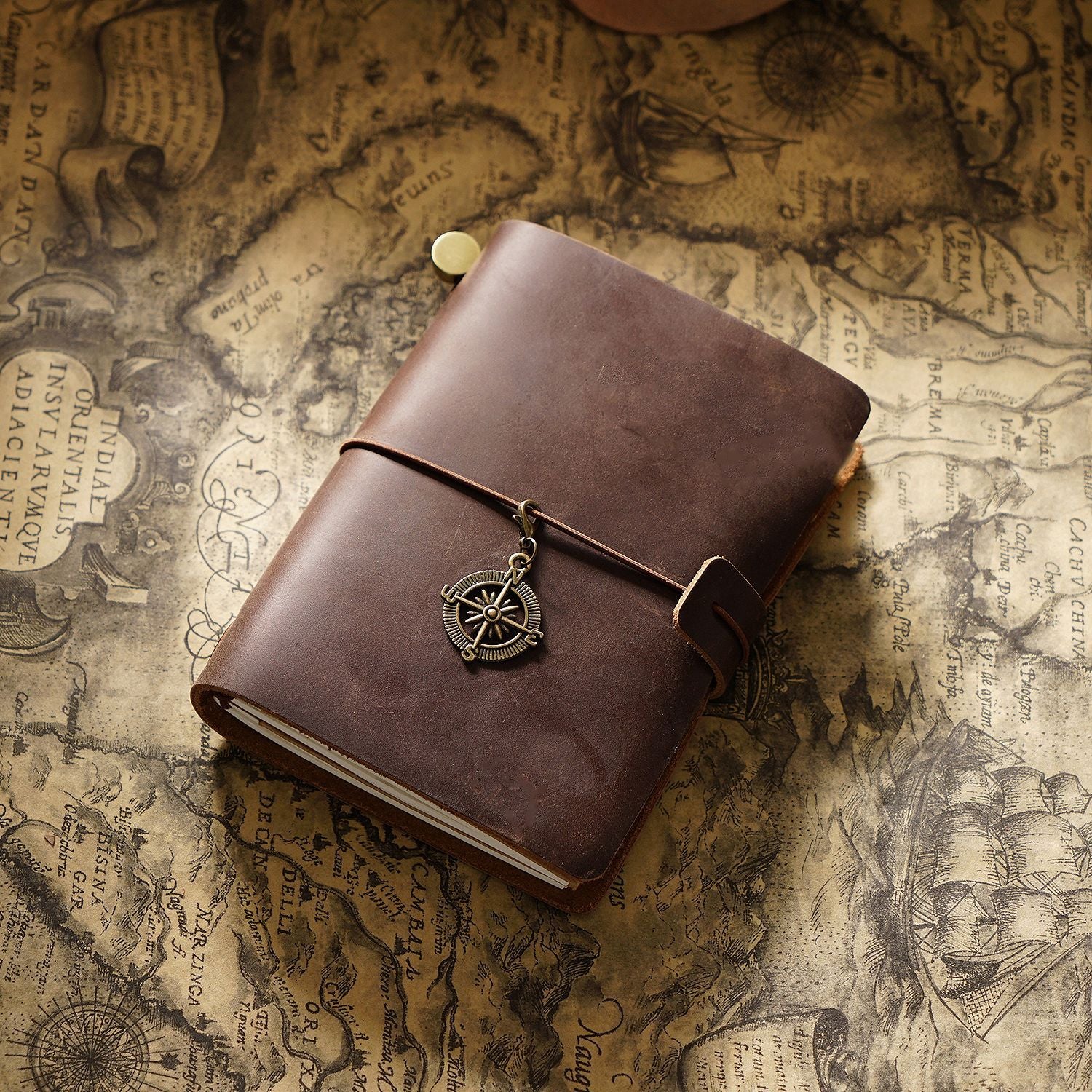 Traveler's Notebook Journal Passport Size Leather Cover
