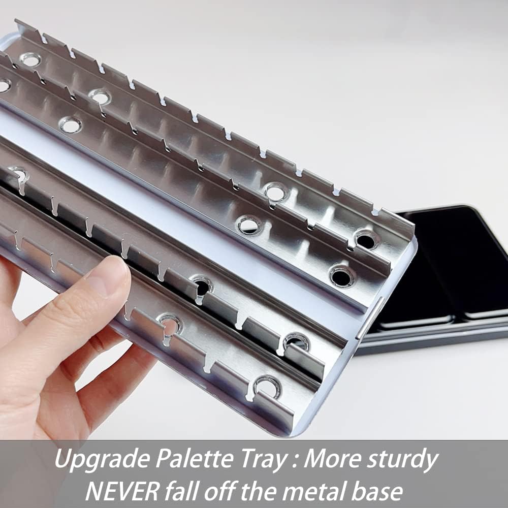 Watercolor Palette Box Metal Tin with 28 Full Pans