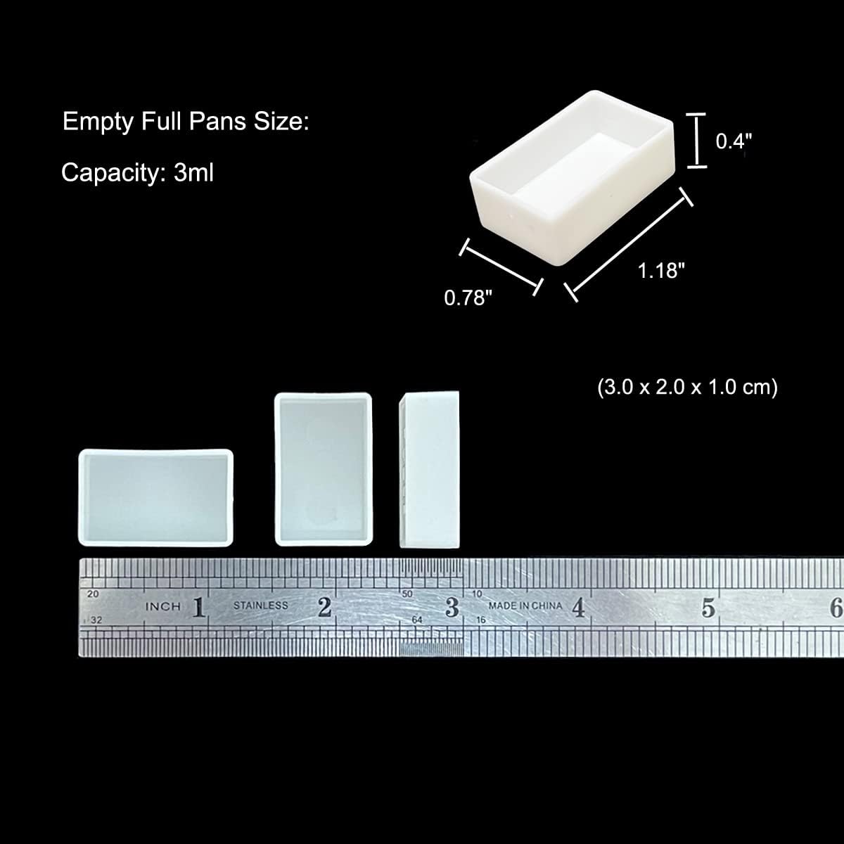 Watercolor Palette Box Metal Tin with 28 Full Pans
