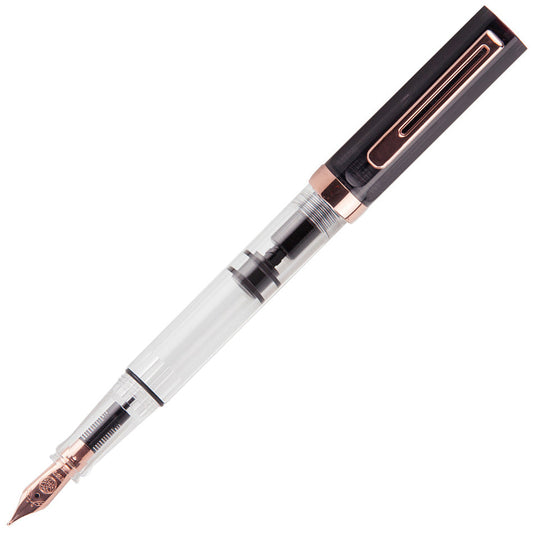 TWSBI Eco Fountain Pen Smoke with Rose Gold Trim