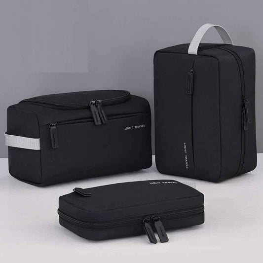 3 Pack Travel Toiletry Bag Organizer Dopp Kit for Men