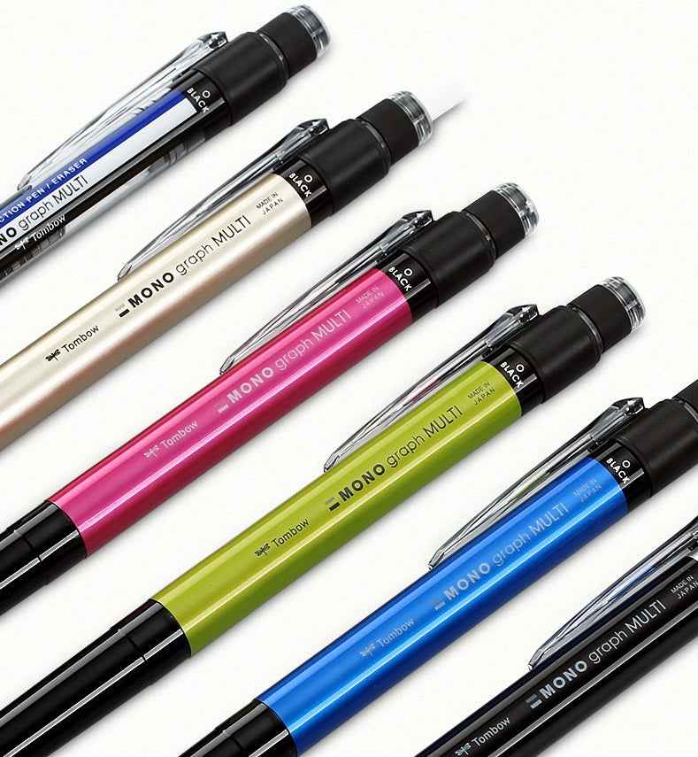 Tombow MONO Graph Multi 2 Color 0.5 mm Ballpoint Pen + 0.5 mm Pencil