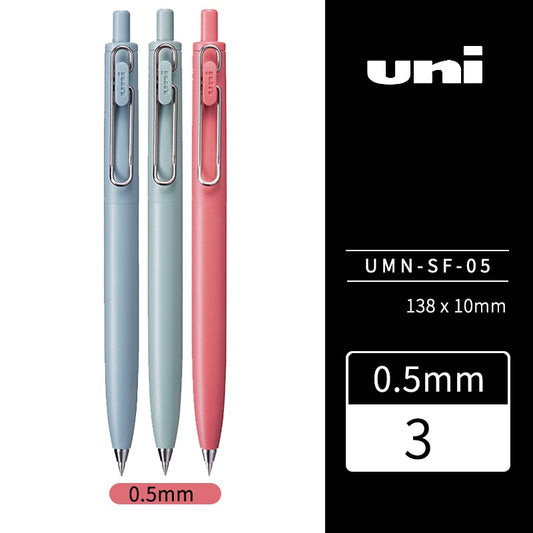 Mitsubishi Uni-Ball One F Black Gel Pen (0.38mm/0.5mm)