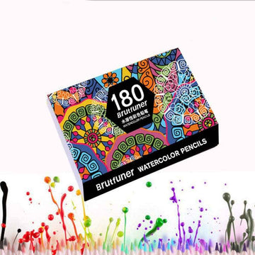 BRUTFUNER 180 Colors Watercolour Pencils Set for Drawing Sketching Shading Coloring - TTpen