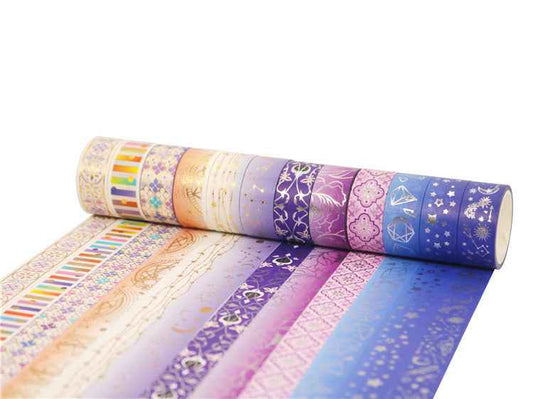 Starry Night Washi Tape Set 12 Rolls - TTpen