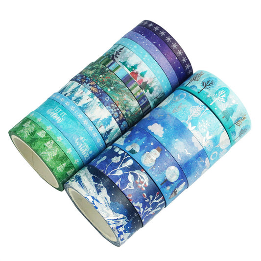 Winter Washi Masking Tape Set 19 Rolls