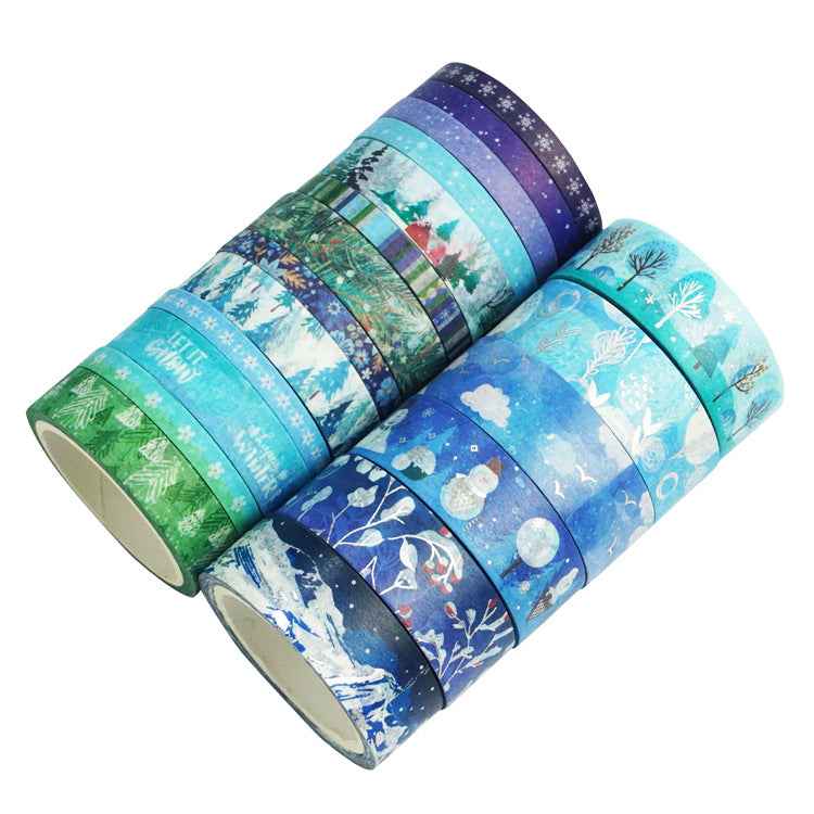 Winter Washi Masking Tape Set 19 Rolls - TTpen