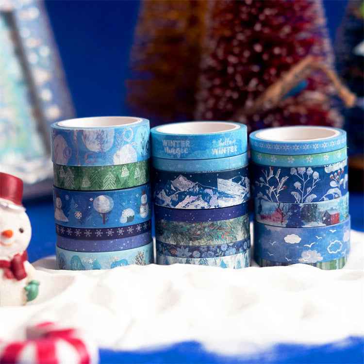 Winter Washi Masking Tape Set 19 Rolls - TTpen