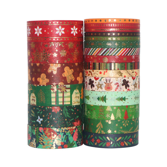 Christmas Washi Tape Set 21 Rolls