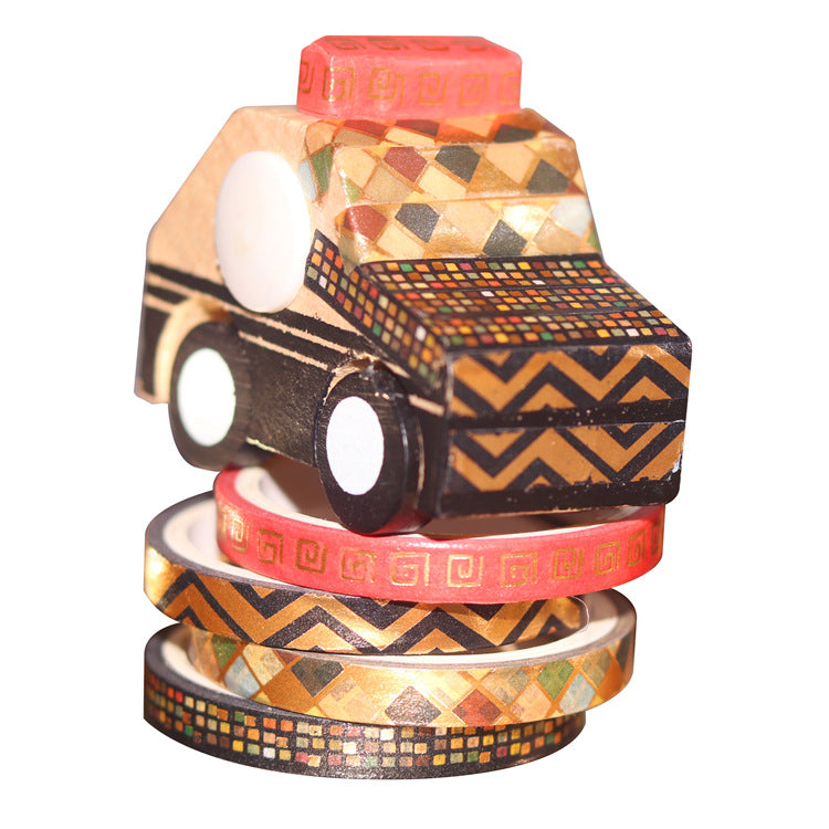 Slim Tribal Style Washi Masking Tape Set 26 Rolls