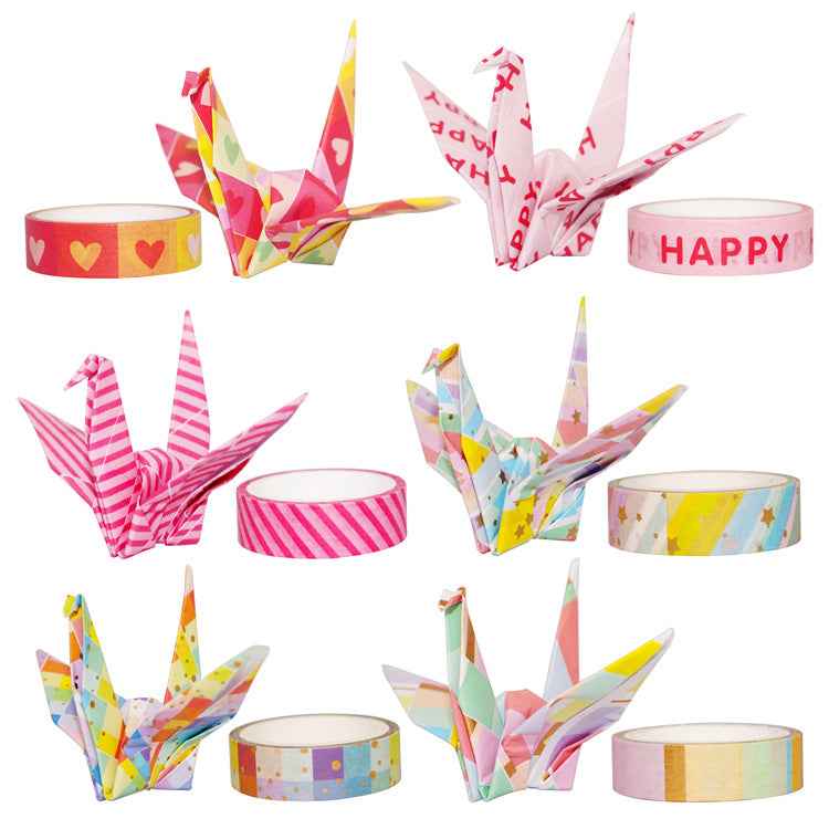 Rainbow Foil Washi Masking Tape Set 27 Rolls - TTpen