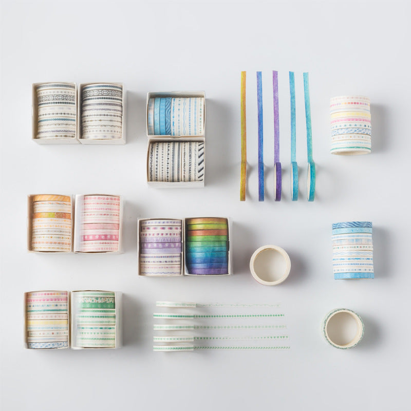 Washi Masking Tape Set 90 Rolls 5mm
