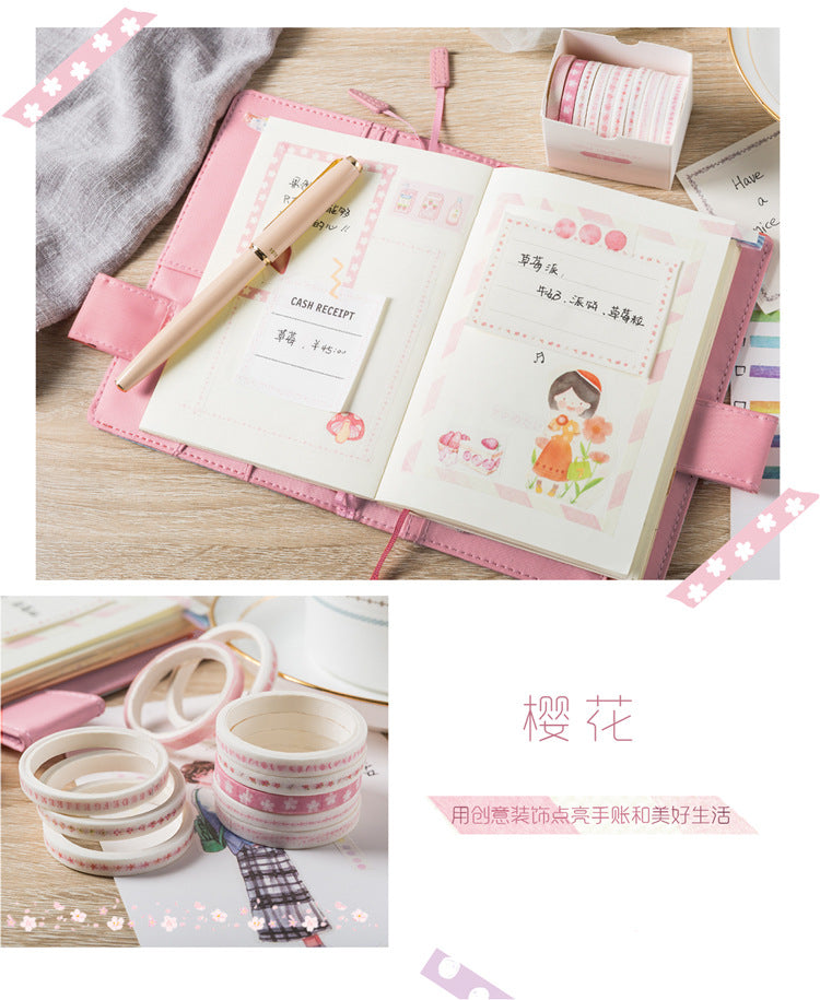 Washi Masking Tape Set 90 Rolls 5mm