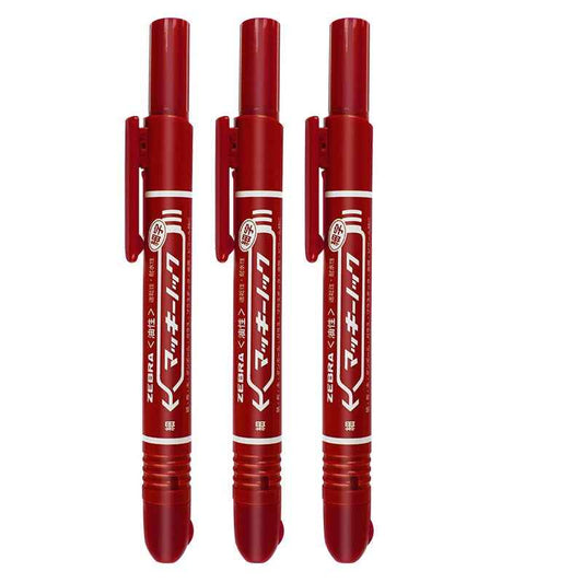 Zebra Permanent Pen,McKnock,Fine Point,3 Count P-YYSS6