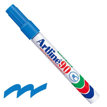 Artline 90,Permanent Marker,Chisel Nib, 2-5mm,3 Pack