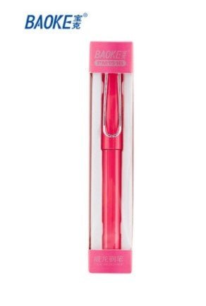 Baoke 0.5mm Black Ink Veyron Fountain Pen-PM151 Neon pink