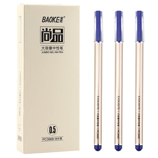 Baoke EXQUISITE 0.5mm Jumbo Gel Ink Pen 12 Pack