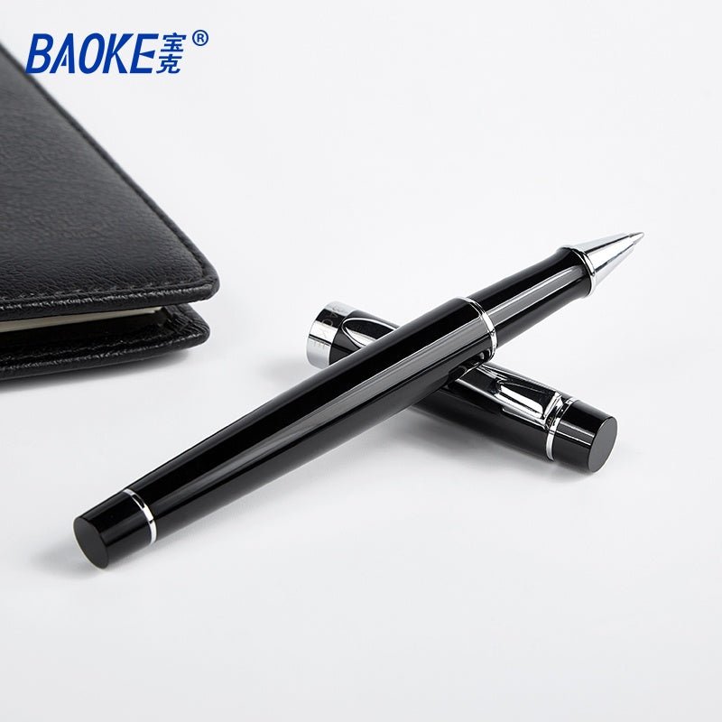 Baoke 0.7mm Black Ink Rollerball Pen PM130