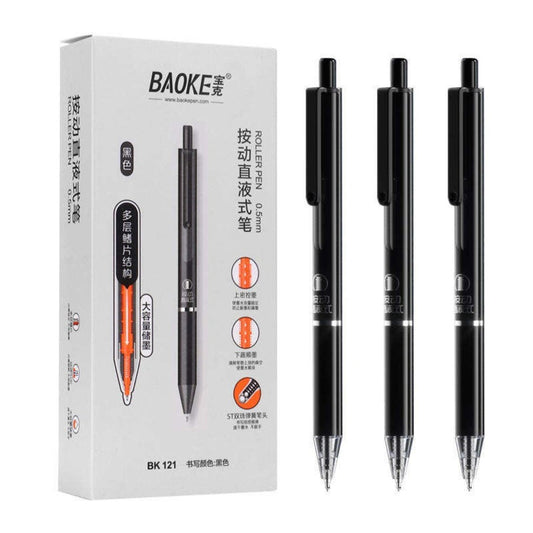 Baoke BK121 Roller Pen 0.5mm Black Ink