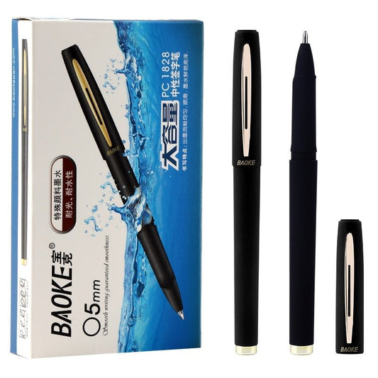 Baoke PC1828 Gel Ink Pens 0.5mm-Pack Of 12